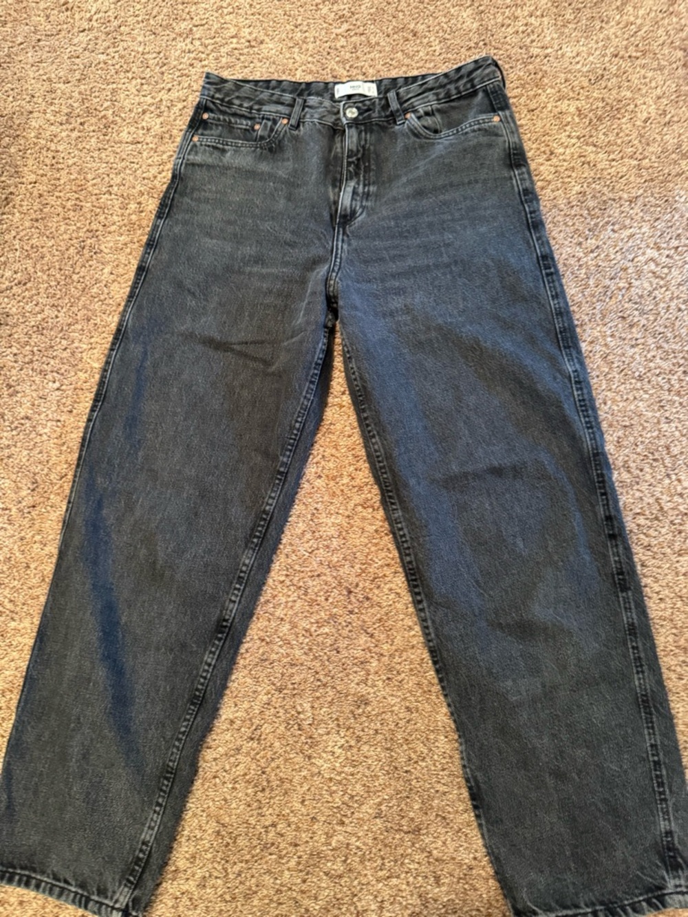 Black Womens Relaxed Fit Jeans